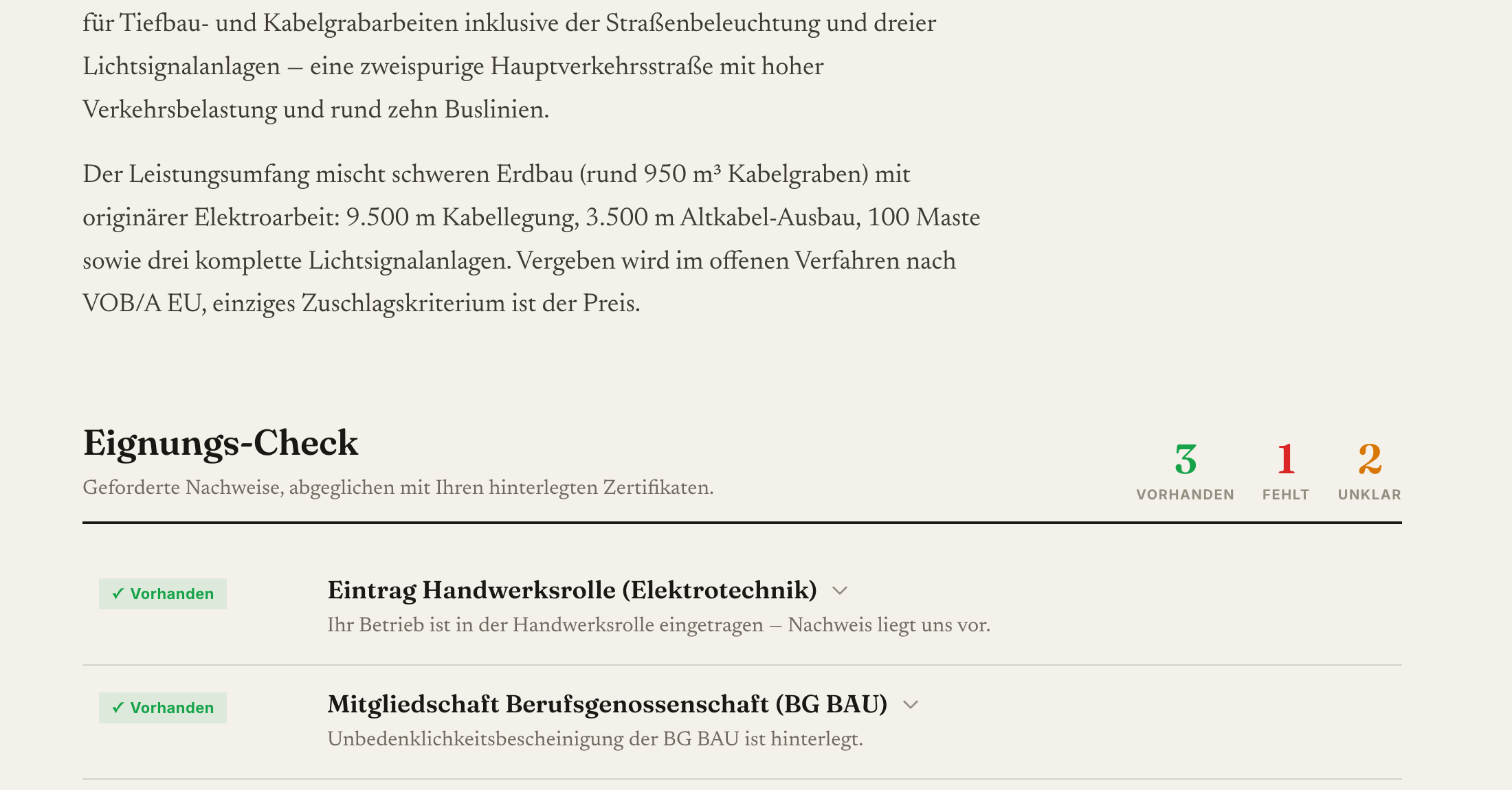 Eignungs-Check